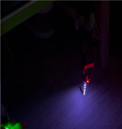 Testing the Blue LED strip